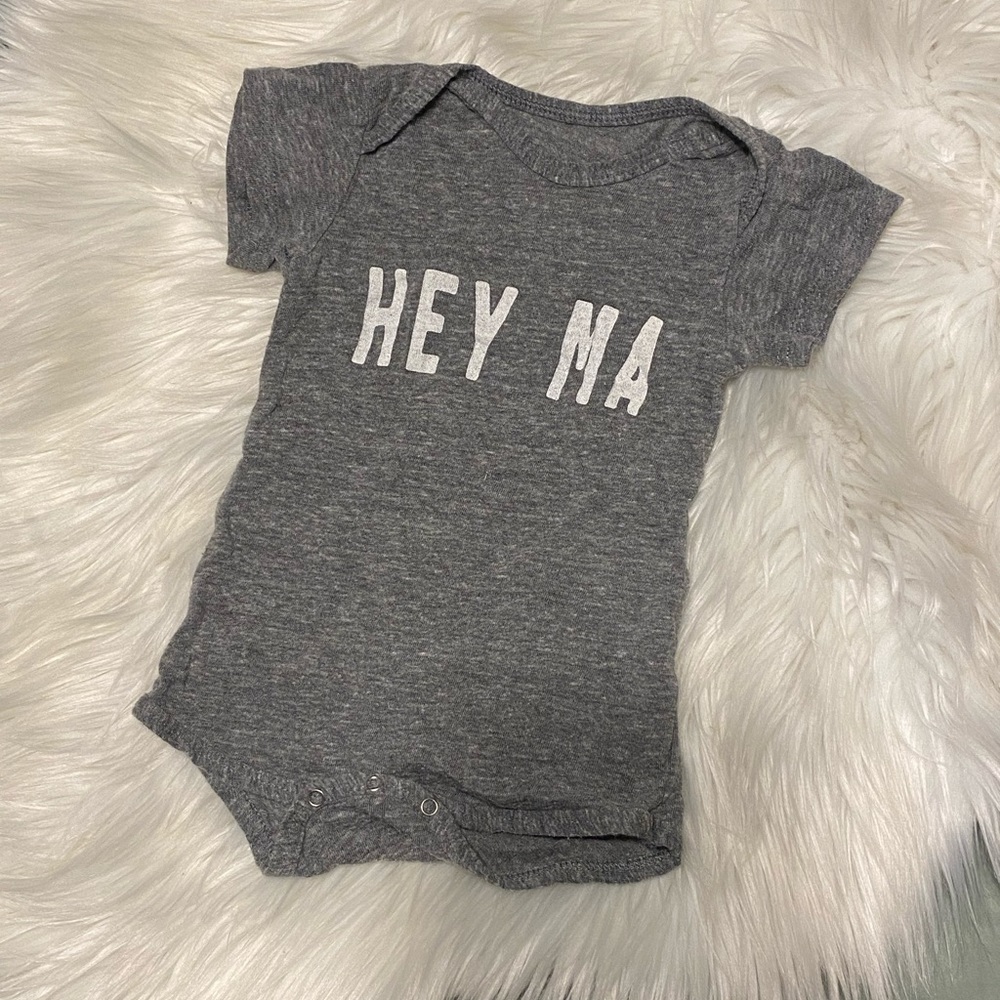 Jean & June Hey Ma Onesie